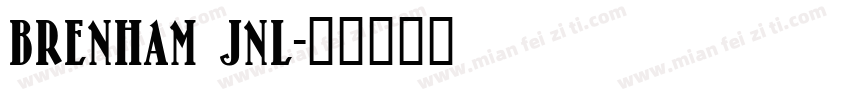 Brenham JNL字体转换